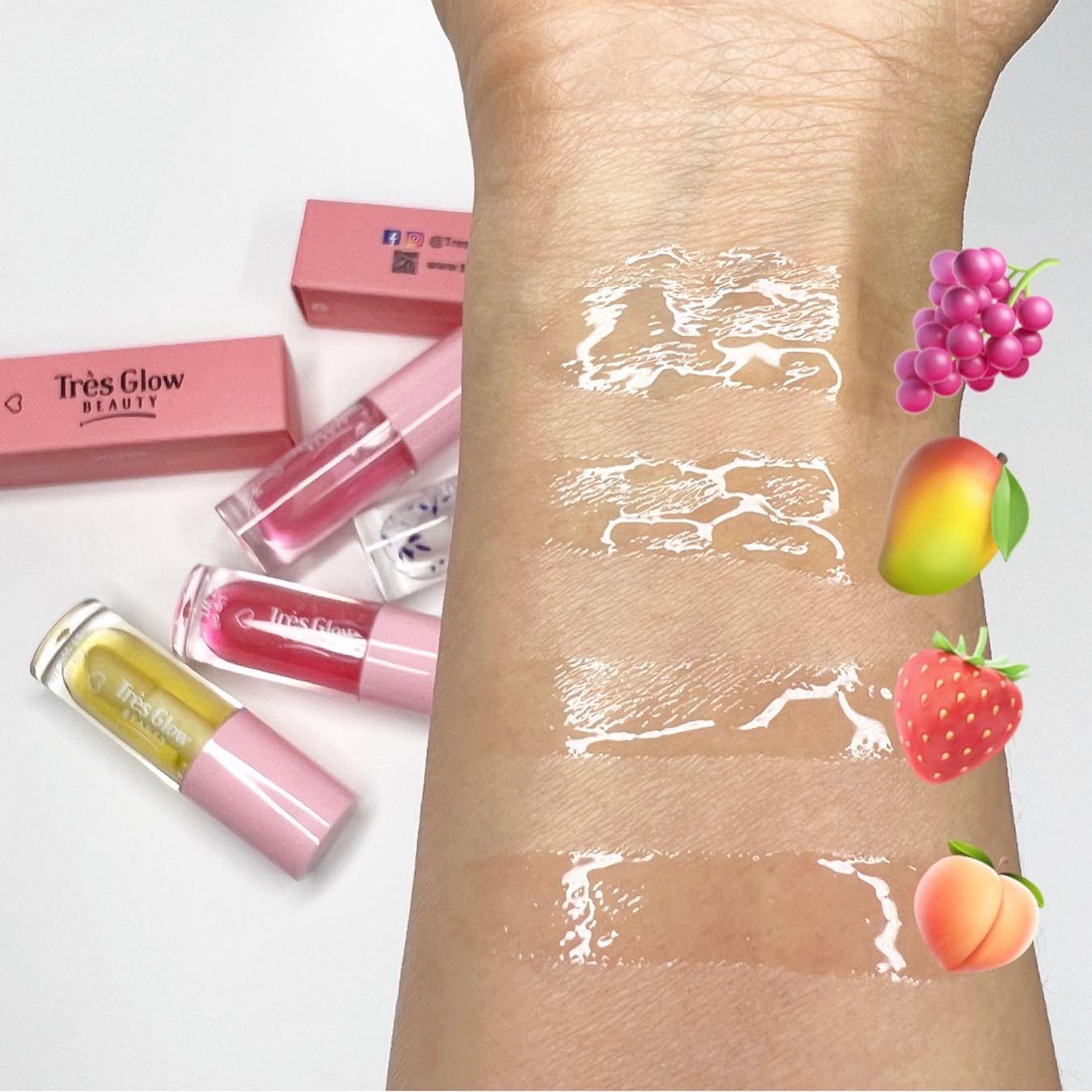 Custom Printed fruity Lip Oil