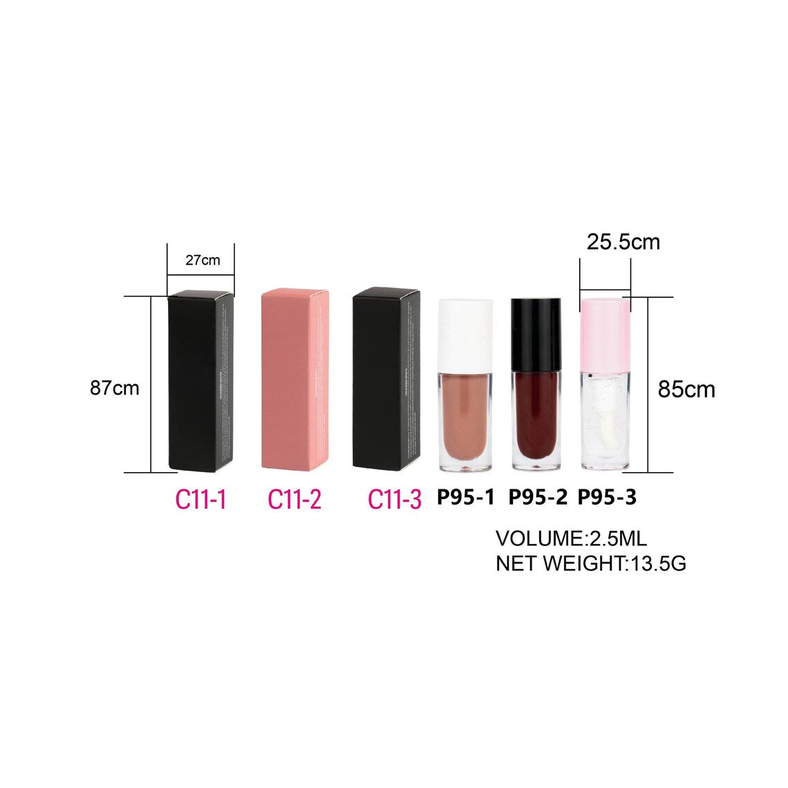Custom Printed fruity Lip Oil