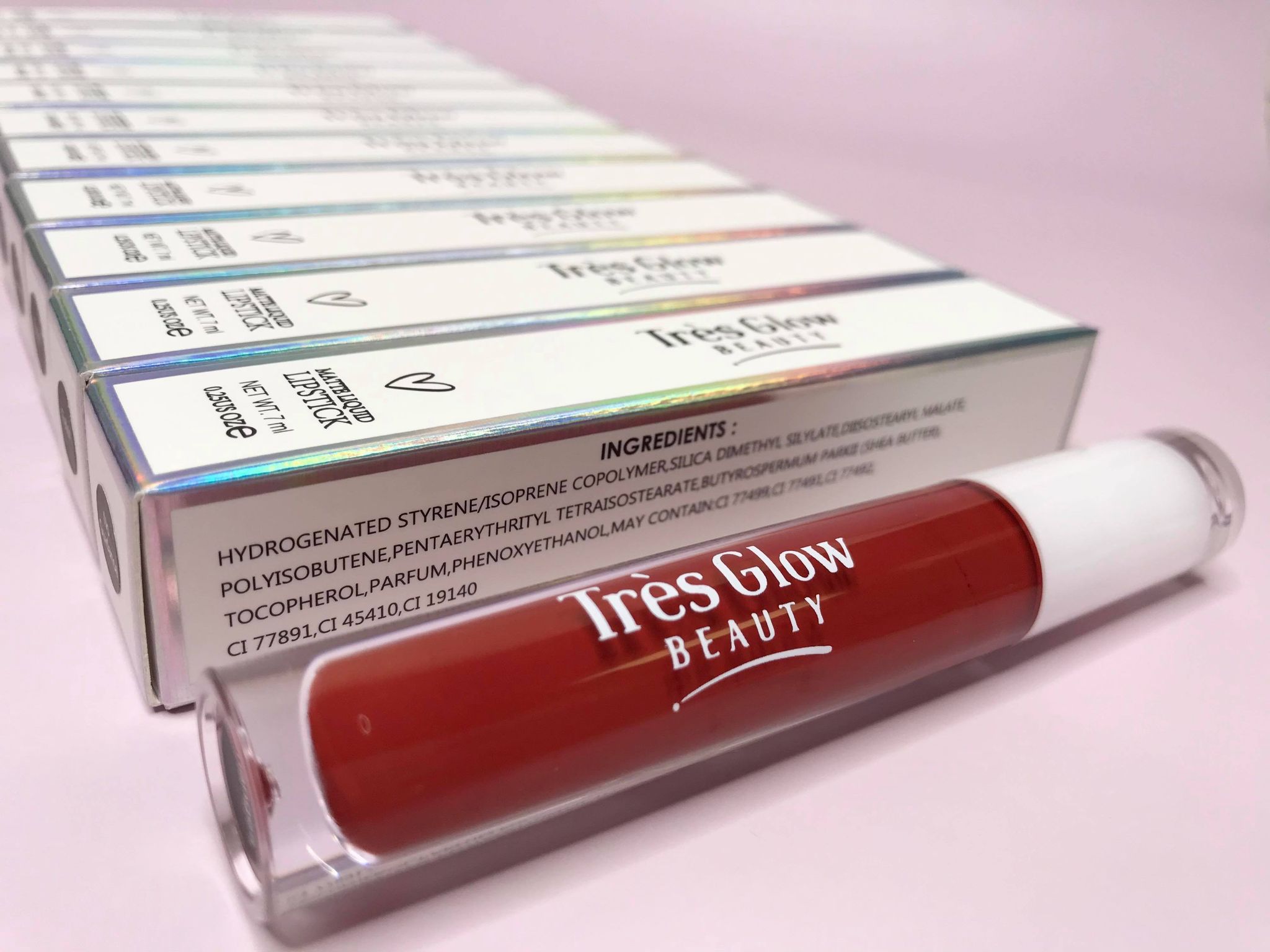 Custom Logo Matte Lipstick & Lipgloss - Très Glow beauty