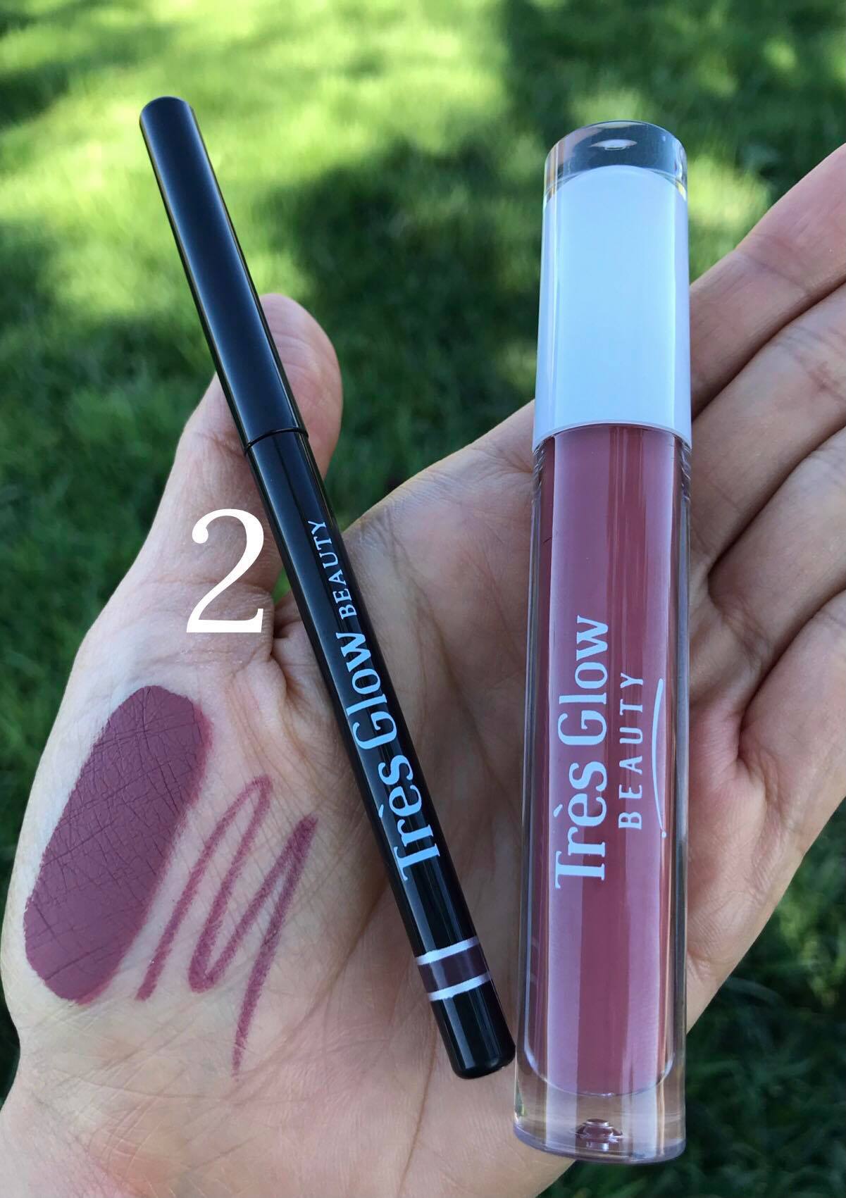 Matching Liquid Matte Lipstick & Lip Liner💞 - Très Glow beauty