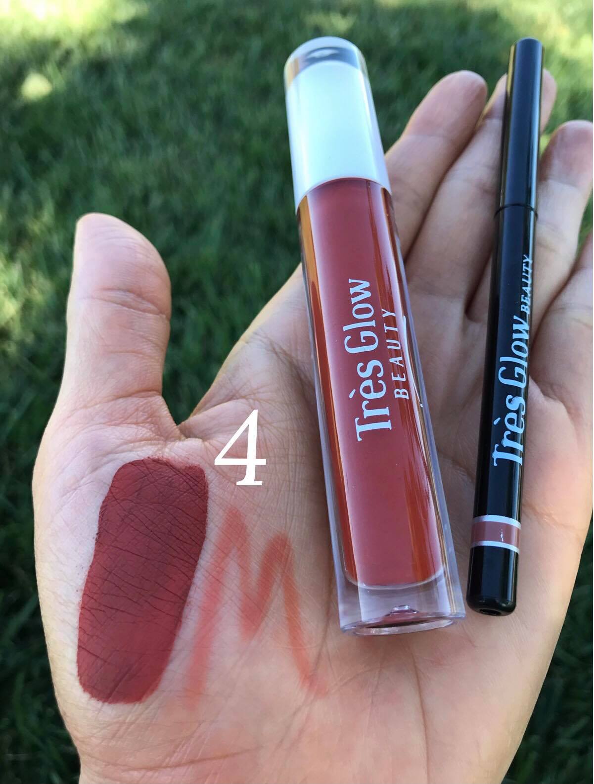 Matching Liquid Matte Lipstick & Lip Liner💞 - Très Glow beauty