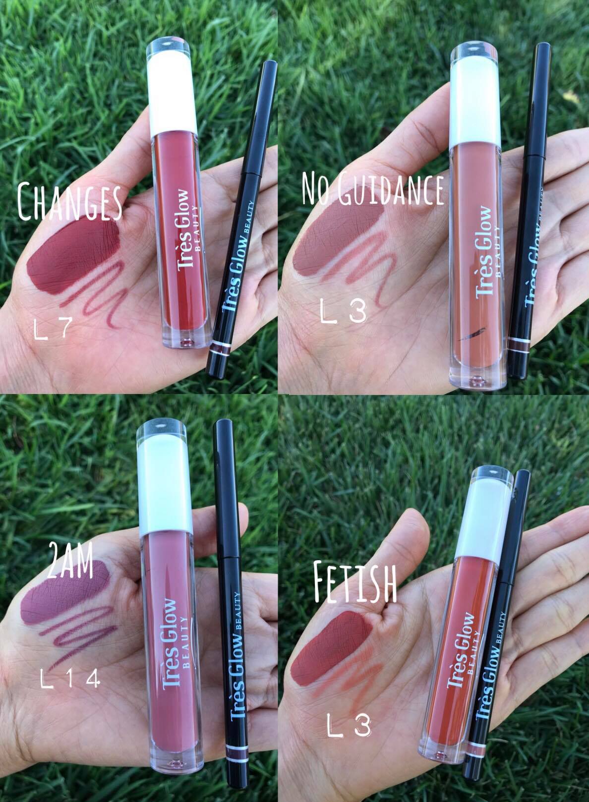 Matching Liquid Matte Lipstick & Lip Liner💞 - Très Glow beauty