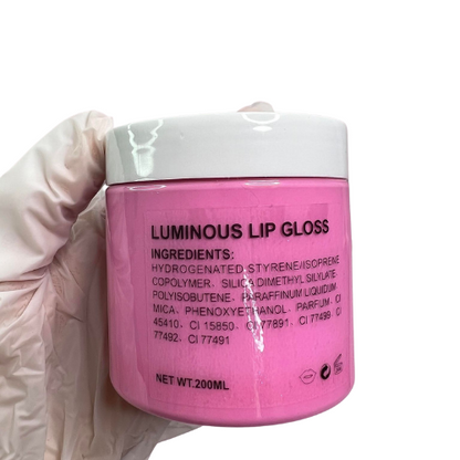 Pre Made Luminous Lipgloss Jar