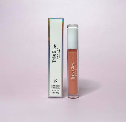 Liquid Matte Lipstick ( Peach )🍑 - Très Glow beauty